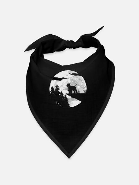 Airedale Terrier Hund - Bandana - Schwarz