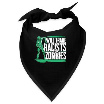 Anti Rassismus - Bandana - Schwarz - Vorne
