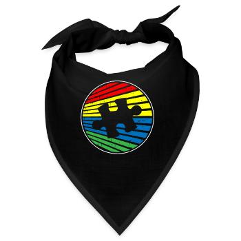 Autismus Autist - Bandana - Schwarz - Vorne
