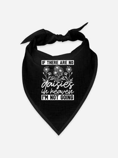 Hobby Gardener Gardener Goose Flower - Bandana - black - Front