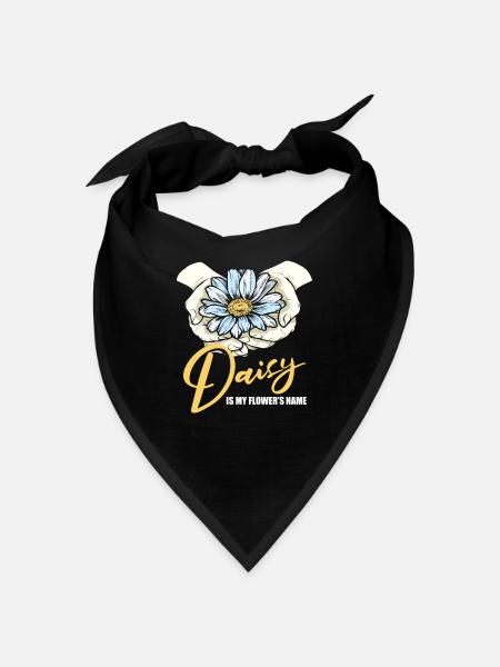 Hobby Gardener Gardener Goose Flower - Bandana - black - Front