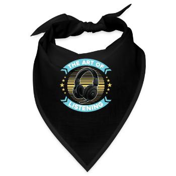 Tontechniker Sound Audio Engineer - Bandana - Schwarz - Vorne