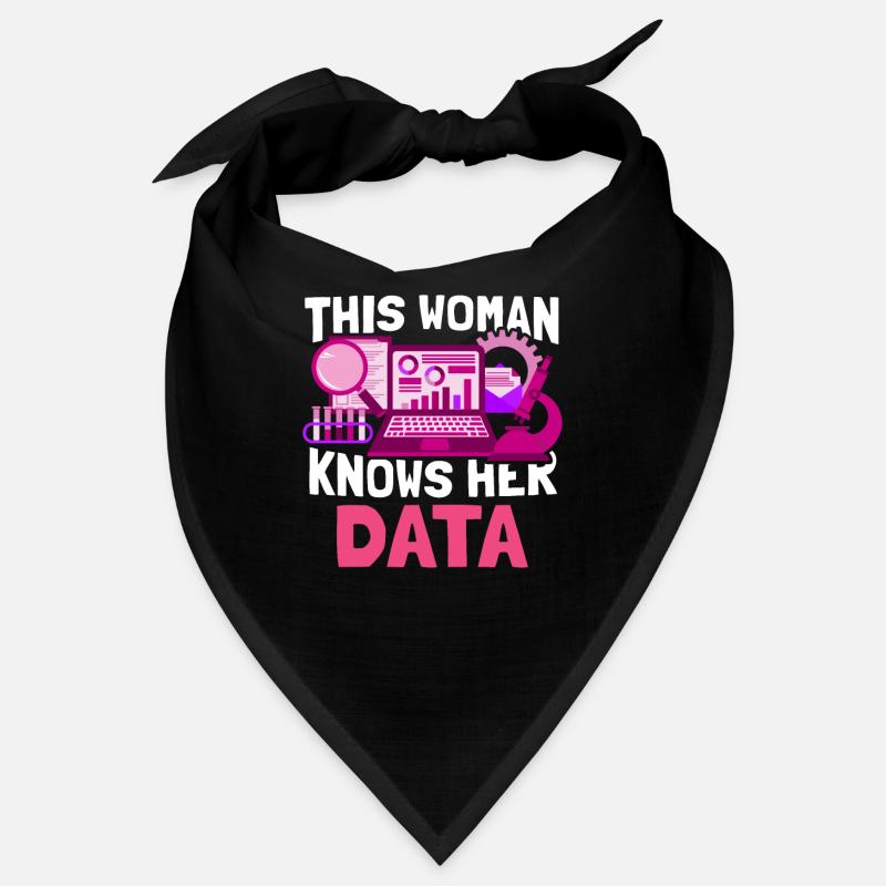 Big Data Science Engineer Scientist Analyst - Bandana - Schwarz
