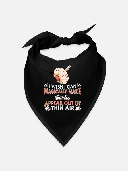 Garlic Spice Knobi Knofi - Bandana - black - Front