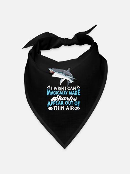 Shark - Bandana - black - Front