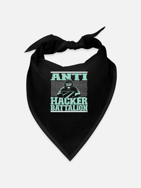Programmer Coder Software Developer - Bandana - black - Front