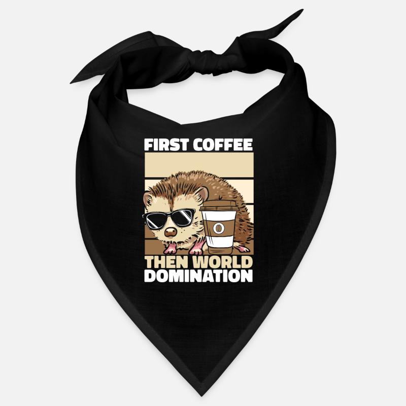 Igel Kaffee Sonnenbrille Bandana