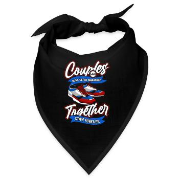 Ultramarathon Paar - Bandana - Schwarz - Vorne
