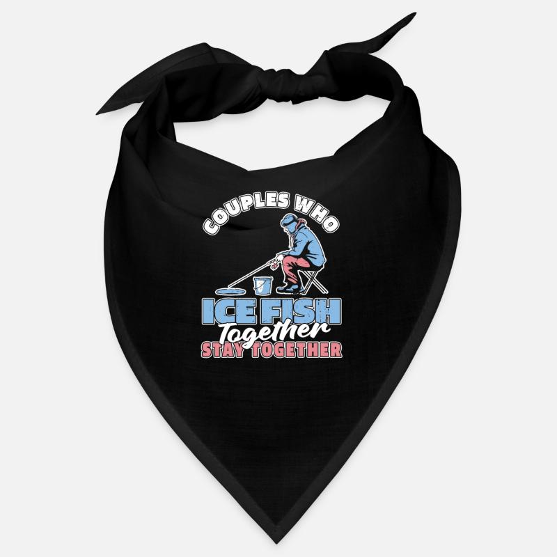 Eisfischen Eisangeln Paar Bandana