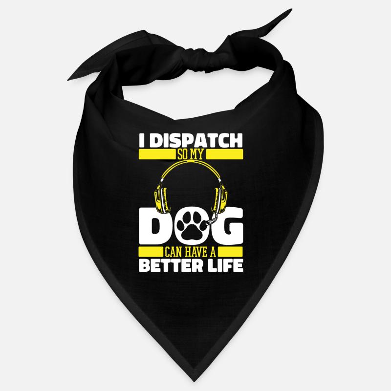 Notruf Leitstelle Einsatzzentrale Hund Bandana