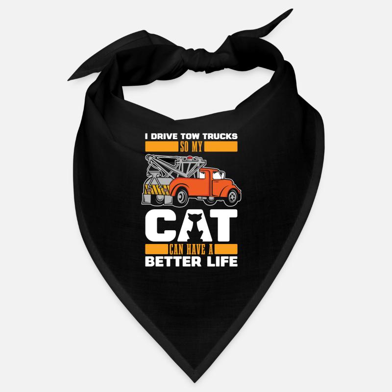 Abschleppdienst Abschlepper Katze Bandana