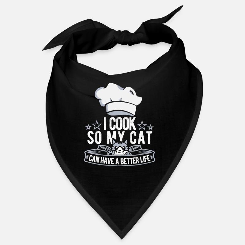Koch Kochen Katze Bandana