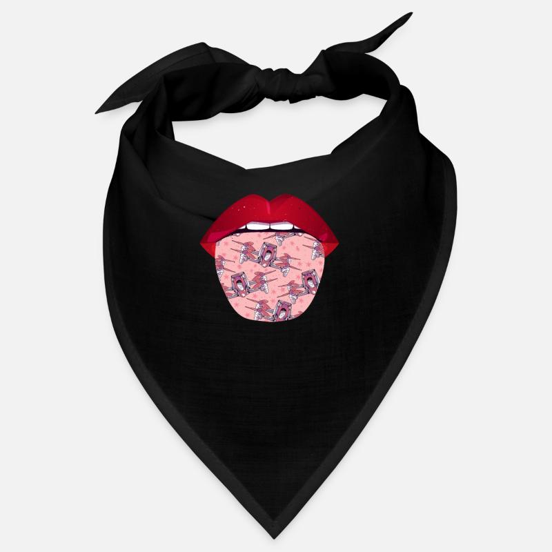 Drone Quadcopter Lips Bandana