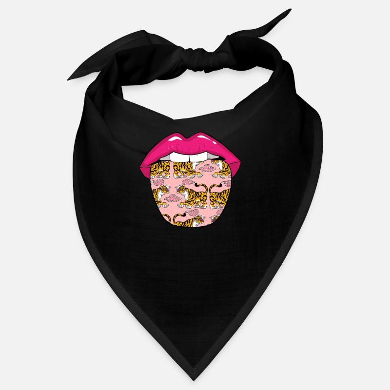 Tiger Lippen Bandana