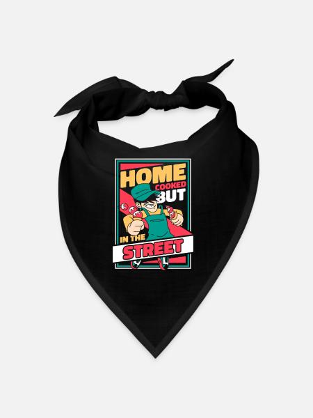 Street food - Bandana - black - Front