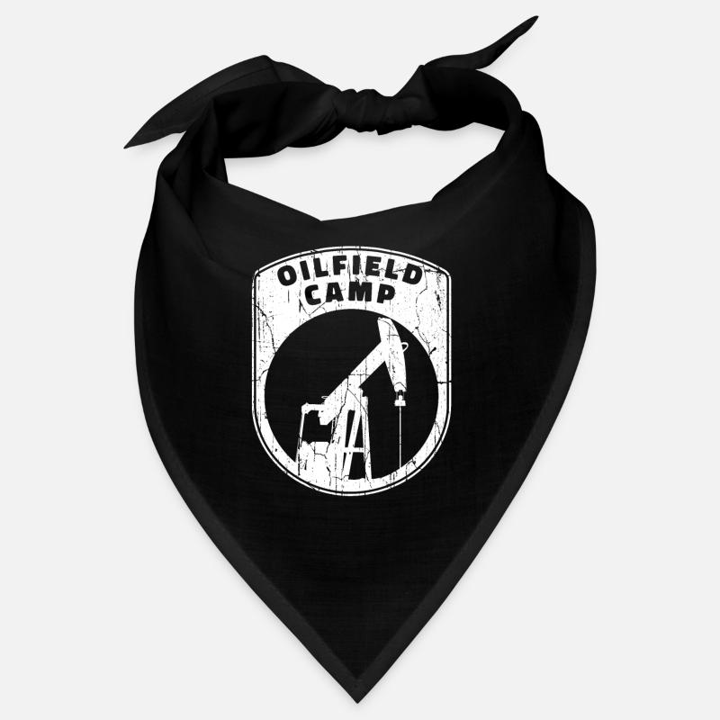 Ölfeld Bohrinsel Lager Bandana