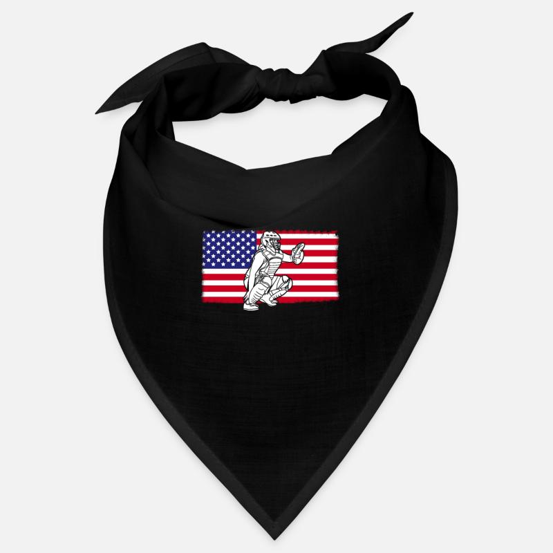 Softball US Flag Bandana
