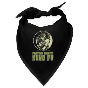 Kung Fu Gottesanbeterin Kung Fu - Bandana - Schwarz - Vorne