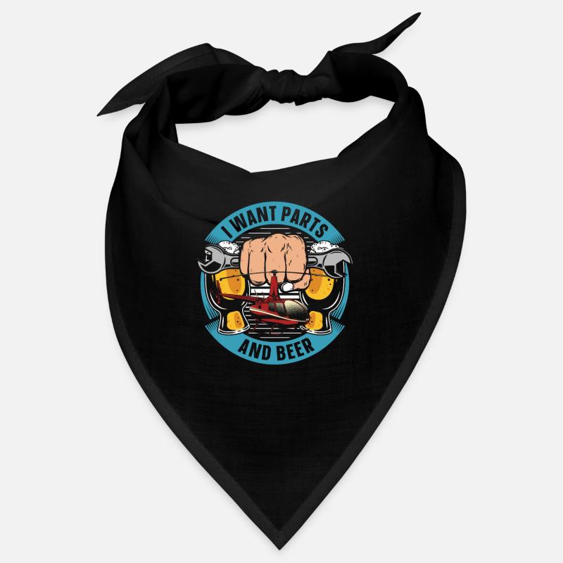 Helikopter Hubschrauber Bier Bandana