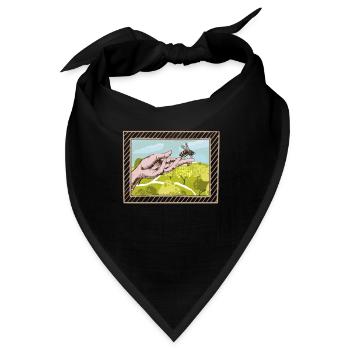 Imker Bienenzüchter Cool - Bandana - Schwarz - Vorne