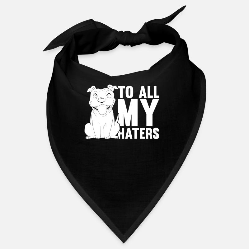 Pitbull Lustig Pitbull Verbot To All My Haters Bandana