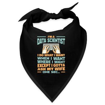 Data Science Data Analyst - Bandana - Schwarz - Vorne
