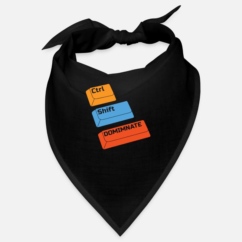 Gamer Gaming Raccourcis clavier Ctrl Alt Défaite Bandana