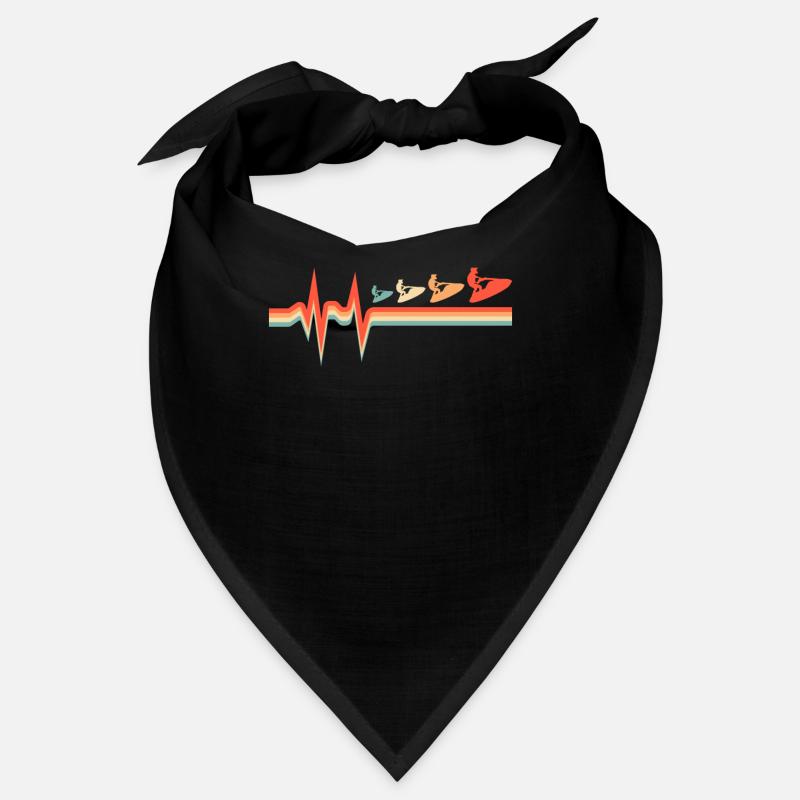 Jet Ski ECG Heartbeat Bandana