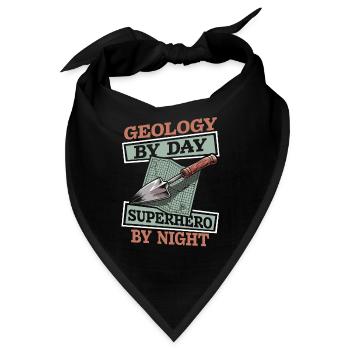 Geologie Geologe - Bandana - Schwarz - Vorne