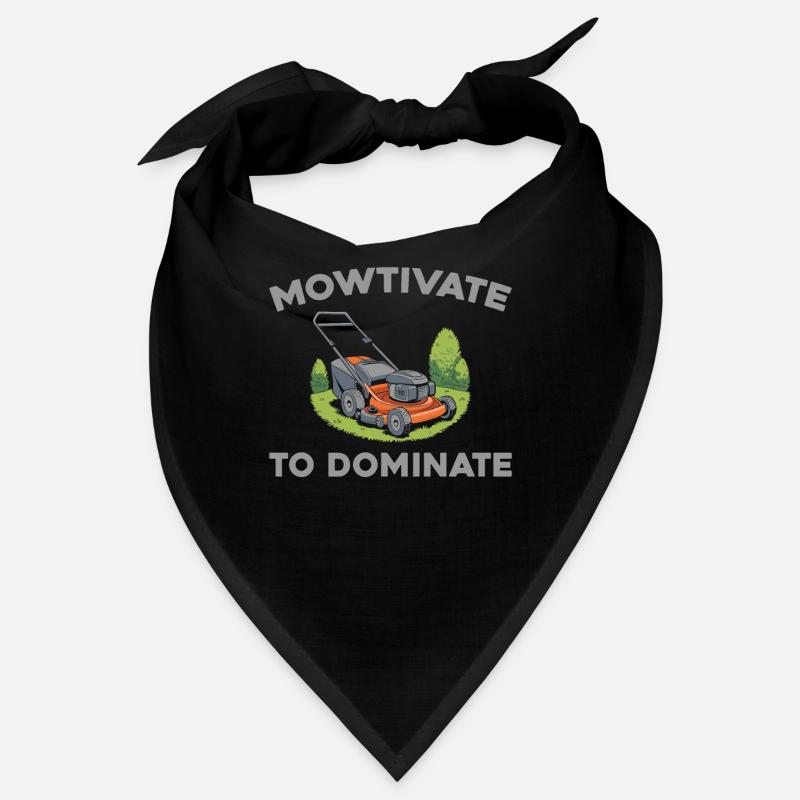 Lawn mower mowing Bandana