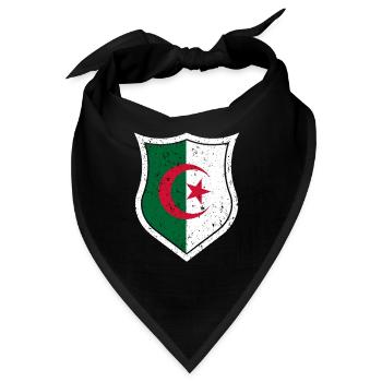 Algerien - Bandana - Schwarz - Vorne