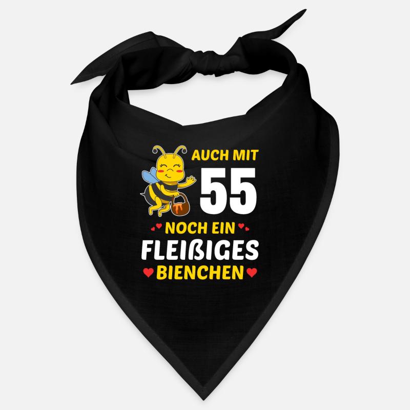 Imker 55. Geburtstag Bienen Fleißiges Bienchen Bandana