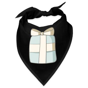 Geschenk - Bandana - Schwarz - Vorne