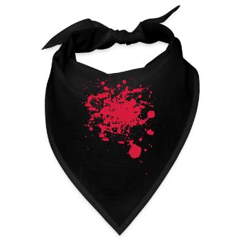 Blut - Bandana - Schwarz - Vorne