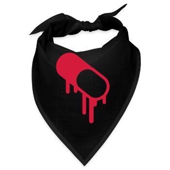 Medicine Pill - Bandana - Schwarz - Vorne