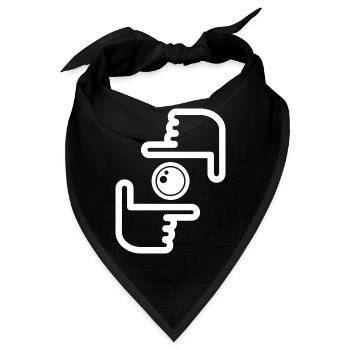 Photographie Movie Camera Fotograf - Bandana - Schwarz - Vorne