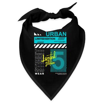 Limited Edition Streetwear - Bandana - Schwarz - Vorne