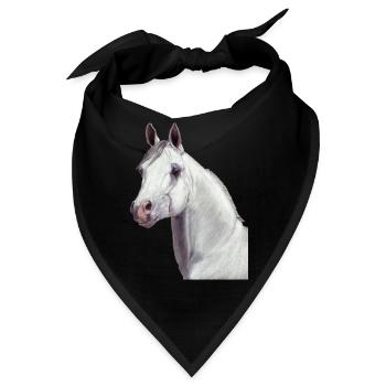 Arabisches Pferd - Bandana - Schwarz - Vorne