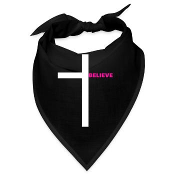Believe - Bandana - Schwarz - Vorne