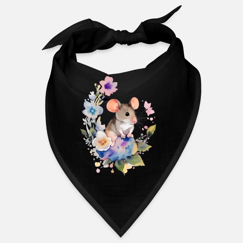 Kleines Mäuschen - Bandana - Schwarz