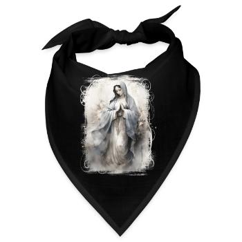 Heilige Maria Maria Madonna Mariana Jungfrau Maria Heilig - Bandana - Schwarz - Vorne