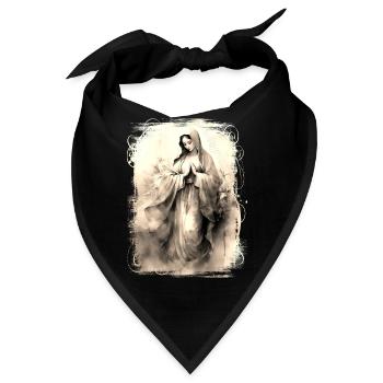 Heilige Maria Maria Madonna Mariana Jungfrau Maria Heilig - Bandana - Schwarz - Vorne