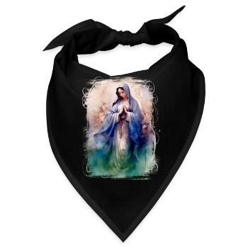 Heilige Maria Maria Madonna Mariana Jungfrau Maria Heilig - Bandana - Schwarz - Vorne