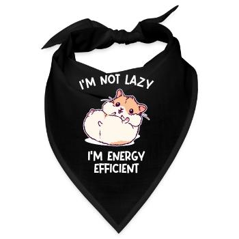 Hamster Kuscheltier Haustiere Heimtier Statement - Bandana - Schwarz - Vorne