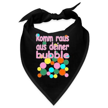 bubble deutsche Version Nr.1 - Bandana - Schwarz - Vorne