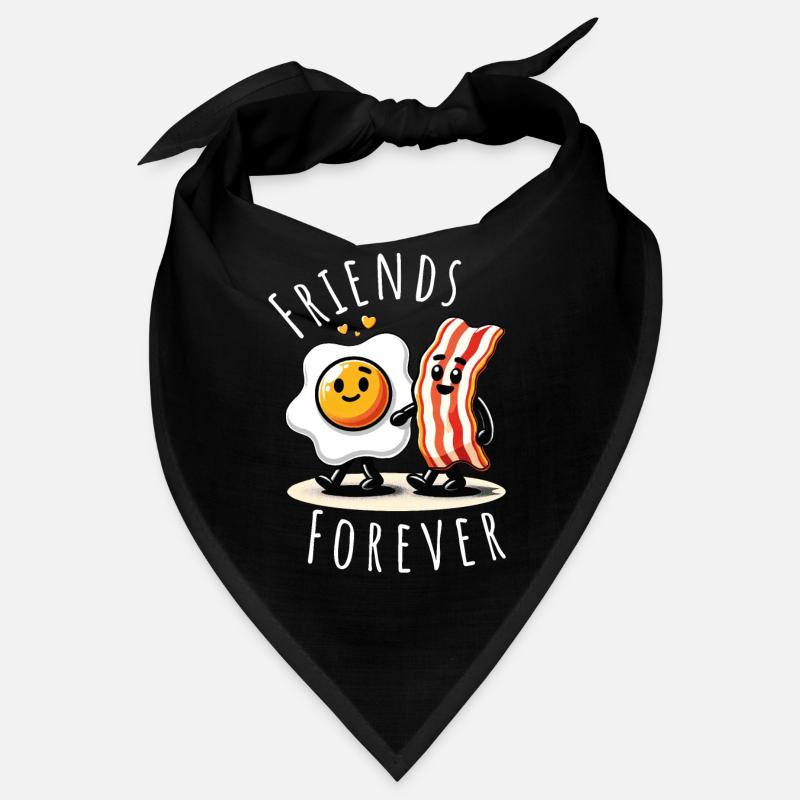 friends forever ham egg comic love Bandana