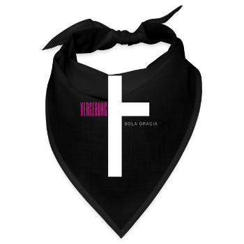 Vergebung Front - Bandana - Schwarz - Vorne