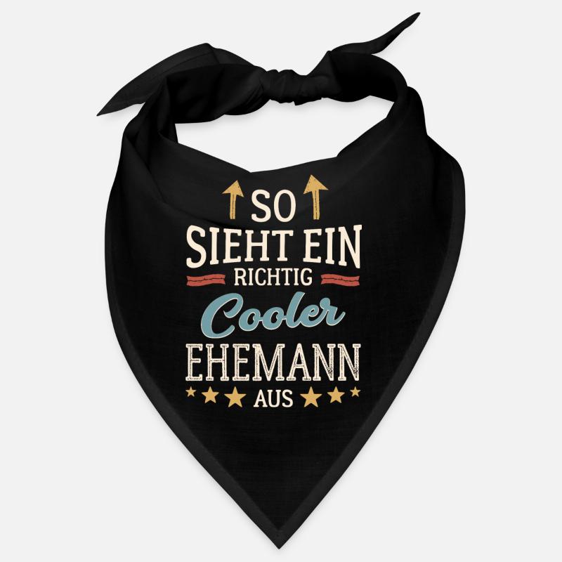 So sieht ein cooler Ehemann aus Partner Gatte Bandana