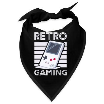 Retro Gaming 1 von Helfspawn - Bandana - Schwarz - Vorne