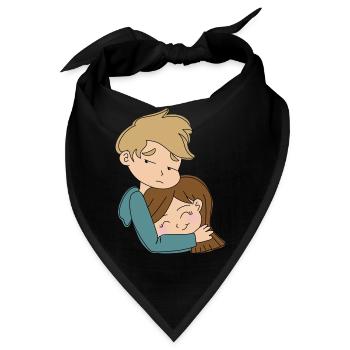 Cuddle Overload - Bandana - Schwarz - Vorne